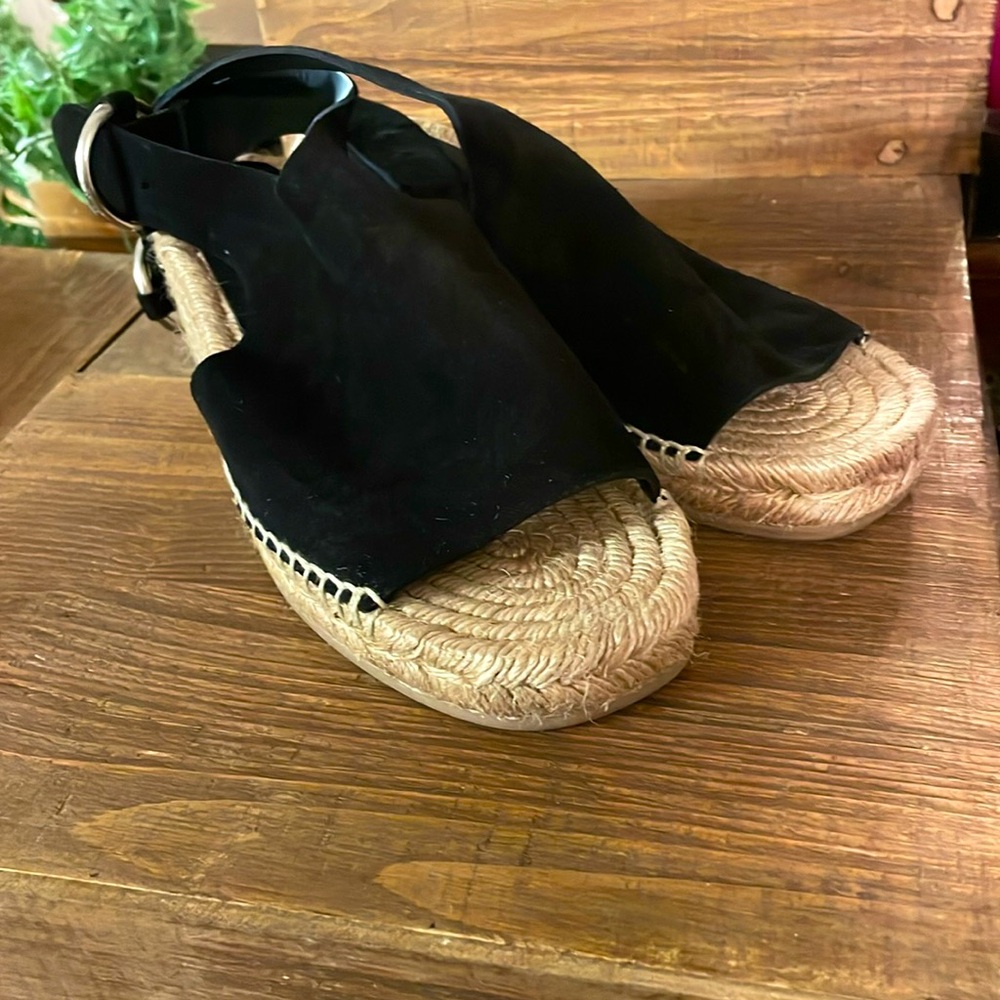 Rag & Bone Black Leather Sandals